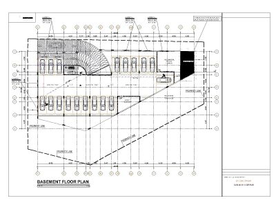 Life Safety Basement Floor Plan CAD Block – DWG AutoCAD Editable Drawing (Free Download) 