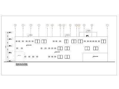 Life Safety Elevation-2 CAD Block – DWG AutoCAD Editable Drawing (Free Download) 
