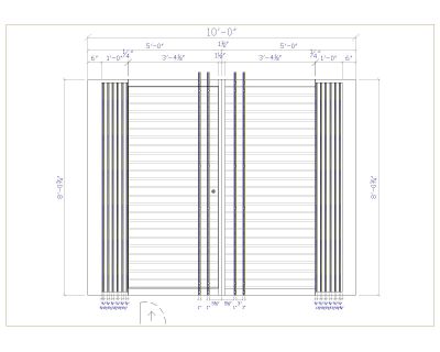 MAIN-GATE-01 CAD Block DWG AutoCAD Editable Drawing (Free Download) 