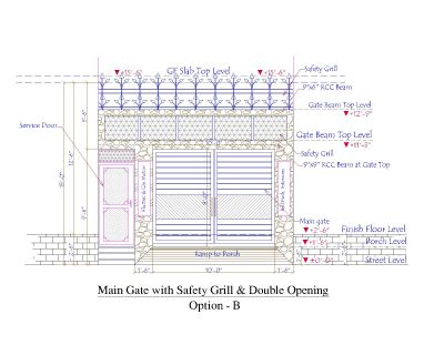 MAIN-GATE-02 CAD Block DWG AutoCAD Editable Drawing (Free Download)