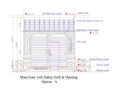MAIN-GATE-03 CAD Block DWG AutoCAD Editable Drawing (Free Download)