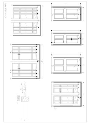 Main Entry Door Elevation & Details-2 CAD Block DWG AutoCAD Editable Drawing (Free Download)