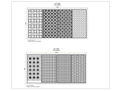Mashrebiya Paterns 01 Details CAD Block DWG AutoCAD Editable Drawing (Free Download)