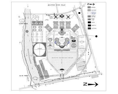 Master Site Plan for concept in CAD Block DWG AutoCAD Editable Drawing (Free Download)