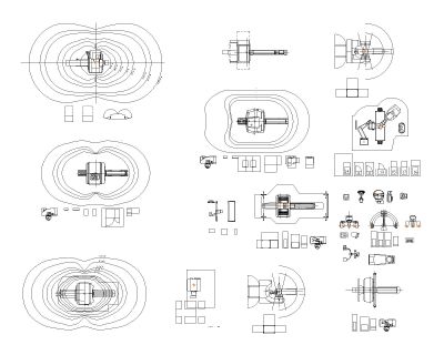 Medical Radiology-Model Architectural Drawing. CAD block in DWG format free download.
