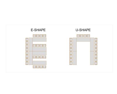 Meeting Table Different Shape top views-4 CAD Block DWG AutoCAD Editable Drawing (Free Download)