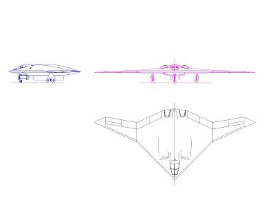 Military Aircraft Drawings-2 CAD Block DWG AutoCAD Editable Drawing (Free Download)