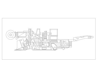 Mining Machines Tansports & Equipments-4 CAD Block DWG AutoCAD Editable Drawing (Free Download)