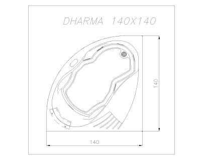 Modern Jacuzzi Set Type-14 CAD Block DWG AutoCAD Editable Drawing (Free Download)