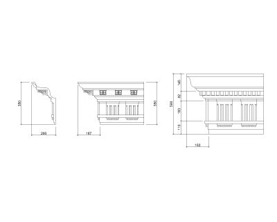 Mould design-11 for builing exterior CAD Block DWG AutoCAD Editable Drawing (Free Download)