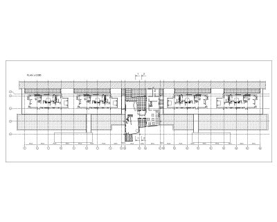 Mountain Luxury Hotel Level-3 Plan CAD Block DWG AutoCAD Editable Drawing (Free Download)