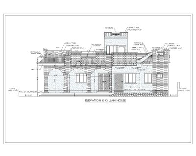 Multi-Story Residential Building & Villas 2D Elevation-23 Architectural drawings. CAD block in DWG format free download.