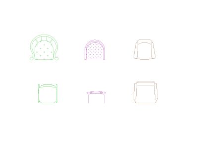 Free AutoCAD 2D Detailed Drawing for Meeting Room Chairs with Tables-21