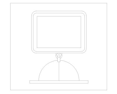Free AutoCAD 2D Editable Drawings for Office Accessories & Compliances - 5