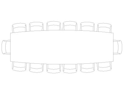 Free AutoCAD 2D Editable Drawings for Office Furniture 26 - 2