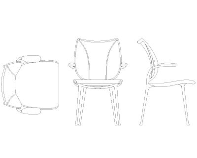 Free AutoCAD 2D Editable Drawings for Office Furniture 26 - 5