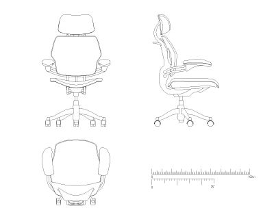 Free AutoCAD 2D Editable Drawings for Office Furniture 26 - 6