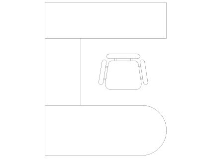 Free AutoCAD 2D Editable Drawings for Office Furniture 26 - 11