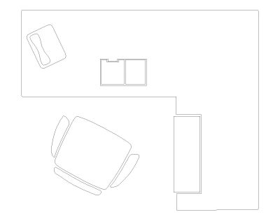 Free AutoCAD 2D Editable Drawings for Office Furniture 26 - 18