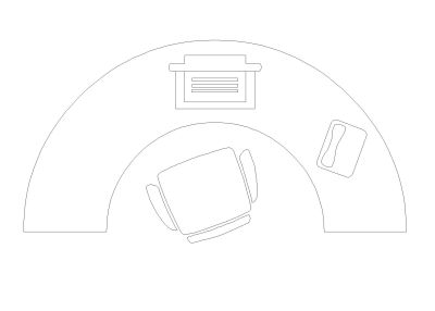 Free AutoCAD 2D Editable Drawings for Office Furniture 26 - 19