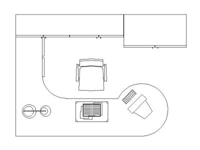 Free AutoCAD 2D Editable Drawings for Office Furniture 26 - 25