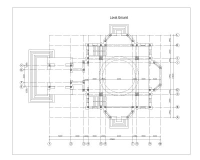 Free AutoCAD 2D DWG for Church Design Layout Plans_1