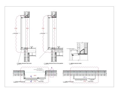 Oriel Window Detail Architectural Drawing. CAD block in DWG format free download.
