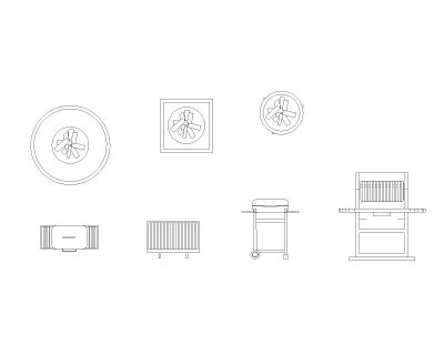 Outdoor Furniture-4 CAD Block DWG AutoCAD Editable Drawing (Free Download)