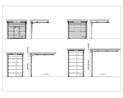 Over Head Door CAD Block DWG AutoCAD Editable Drawing (Free Download)