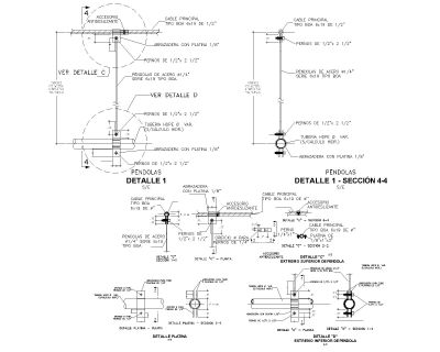 Free AutoCAD 2D Editable Drawings for PÉNDOLAS