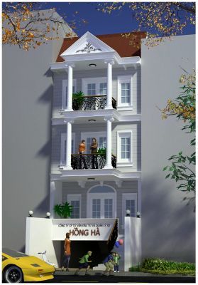 Town house 5MX20M 4 Floors AutoCAD