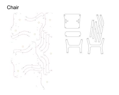 PARAMETRIC FURNITURE Architectural Drawing-5. CAD block in DWG format free download.