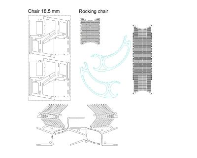 PARAMETRIC FURNITURE Architectural Drawing-7. CAD block in DWG format free download.