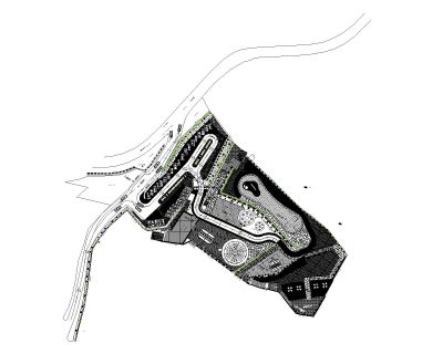Park with all Facilities Mentioned at Hills CAD Block DWG AutoCAD Editable Drawing (Free Download)