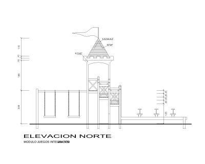 Park Riders for the kids Architectural design 1. CAD block in DWG format free download.