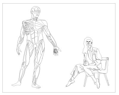 People in National Dress-2 CAD Block DWG AutoCAD Editable Drawing (Free Download)