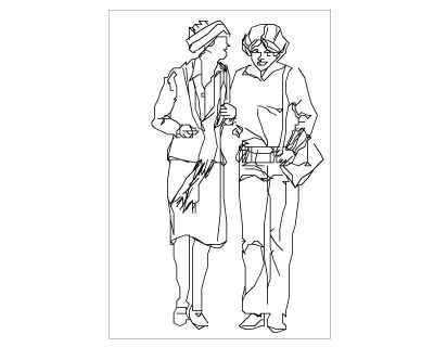 People Symbols Mega Pack by ASAAS-22 CAD Block DWG AutoCAD Editable Drawing (Free Download)