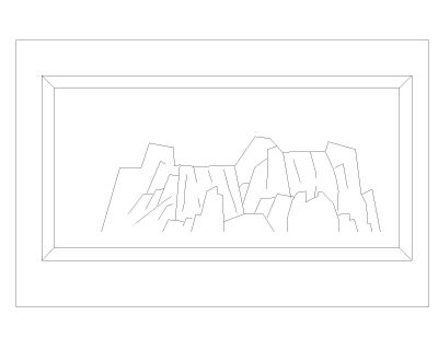Picture Frames for Office Interior Walls-1 CAD Block DWG AutoCAD Editable Drawing (Free Download)