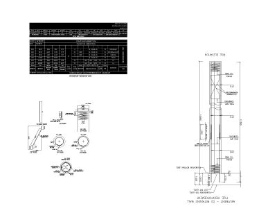 Pile dipth 32 meter Reinforcement Structural Details. CAD block in DWG format free download.