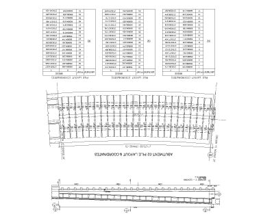 Free AutoCAD Drawing of Retaining Wall with Coordinates