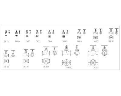 Free AutoCAD 2D Editable Drawings for Plumbing-Fixtures & Fittings - 2