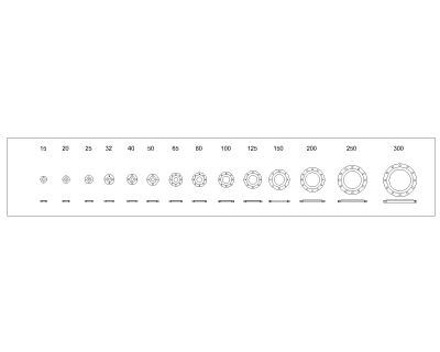 Free AutoCAD 2D Editable Drawings for Plumbing-Fixtures & Fittings - 5
