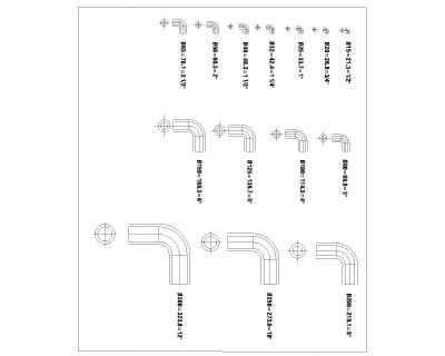 Free AutoCAD 2D Editable Drawings for Plumbing-Fixtures & Fittings - 9