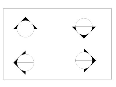 Pointer Blocks CAD Block DWG AutoCAD Editable Drawing (Free Download)