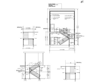Pre-Engineering Sections & Details-Model Structural drawing. CAD block in DWG format free download.