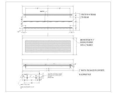 Precast Concrete Reinforcement Description-3 CAD Block DWG AutoCAD Editable Drawing (Free Download)