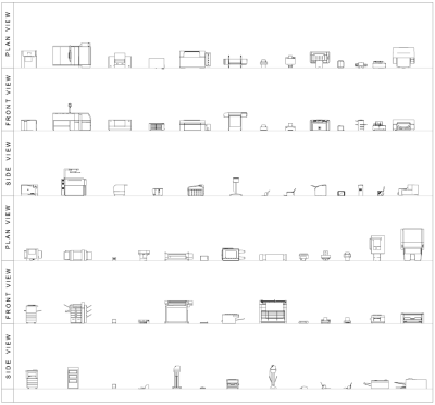 Drucker CAD Sammlung dwg