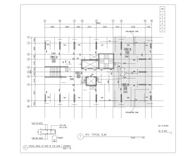 RCC Slab Typical Details CAD Block DWG AutoCAD Editable Drawing (Free Download)