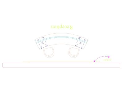 Reception Counter design-2 CAD Block DWG AutoCAD Editable Drawing (Free Download)