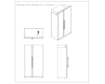 Refrigeration System for Cooling Details-6 CAD Block DWG AutoCAD Editable Drawing (Free Download)